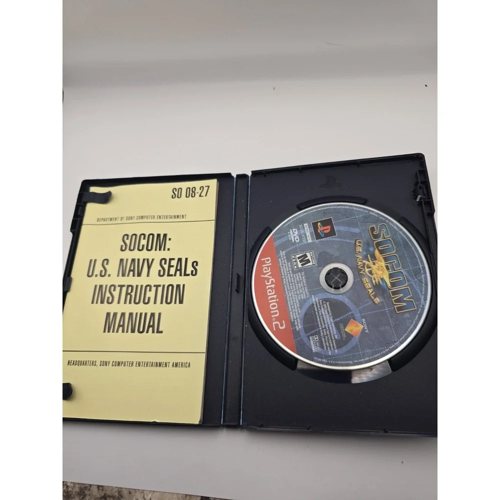 SOCOM: U.S. Navy SEALs Greatest Hits (Sony PlayStation 2 PS2) M Case+Manual